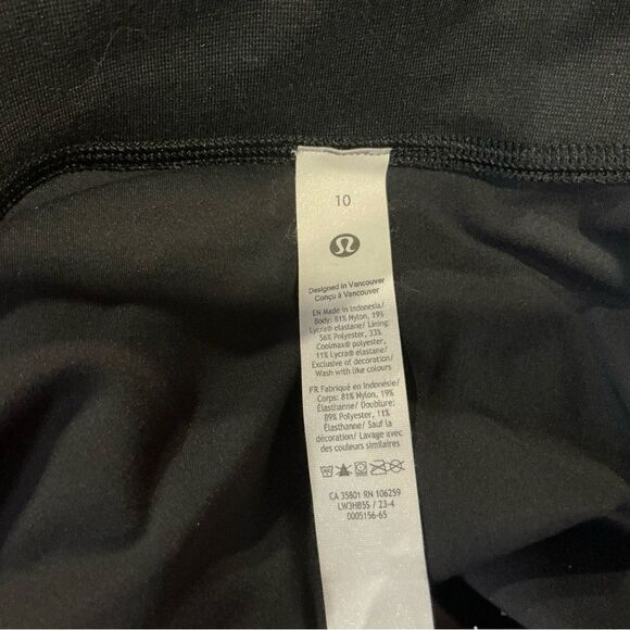 Lululemon Athletica Black Bomber Jacket Sleek Performance Design - Picture 8 of 8